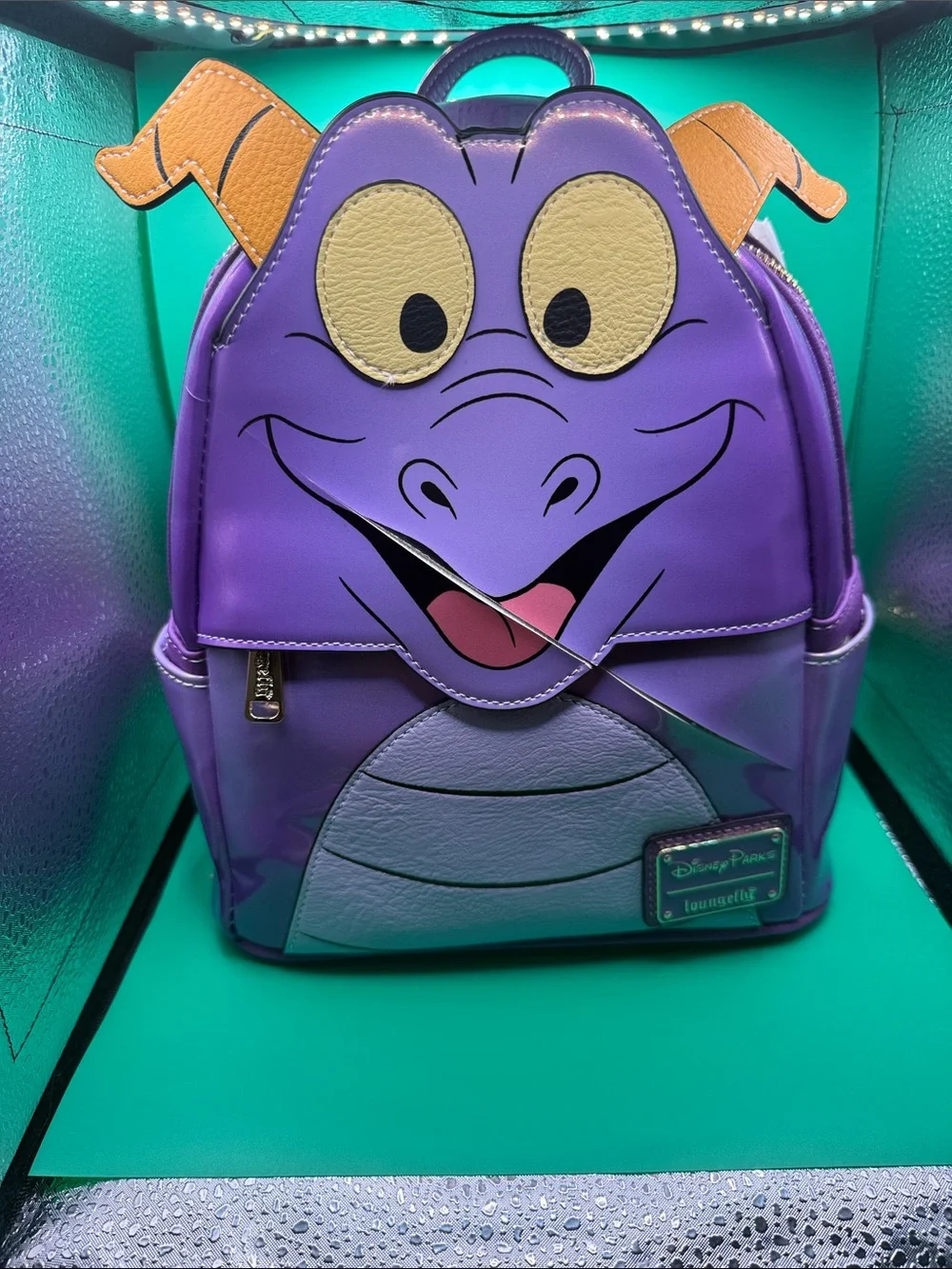 Loungefly Disney Parks Figment Purple Kids Backpack